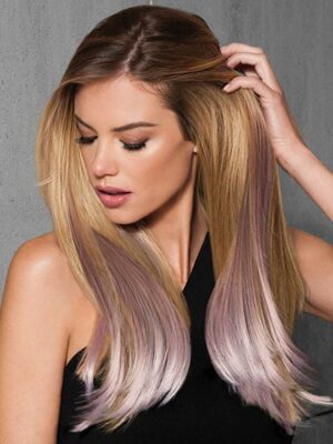 23" Straight HF Synthetic Hair Extensions (6 Piece) | Clip In Color | CLOSEOUT