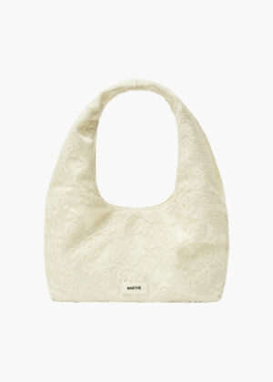 REGULAR LOGO LAYERED TOTE BAG cream