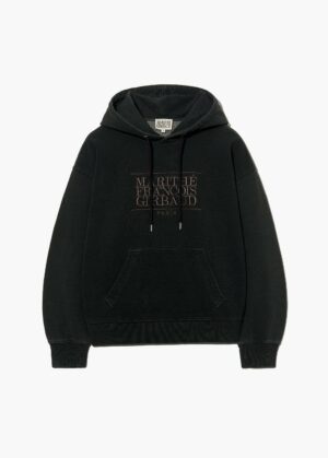 CLASSIC LOGO DYEING HOODIE charcoal