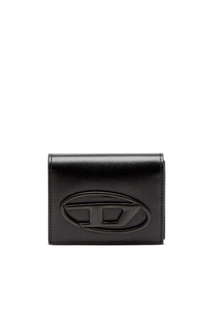 Bi-fold leather card holder