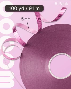 Pink Curling Ribbon for Decorations