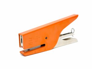 Orange Handheld Stapler