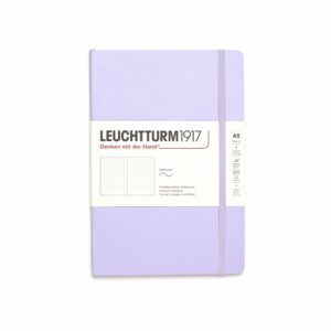 Softcover Medium Notebook A5 Lavender Dotted