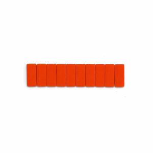 Orange Replacement Eraser Refill Pack of 10