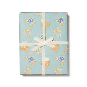 festive menorah wrap