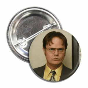 Office Character Pinback Button