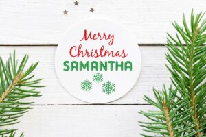 Holiday Sticker Gift Tags and Labels
