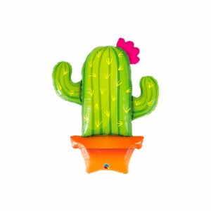 Large Foil Cactus Balloon for Desert Party