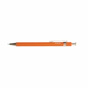 compact ballpoint pen orange